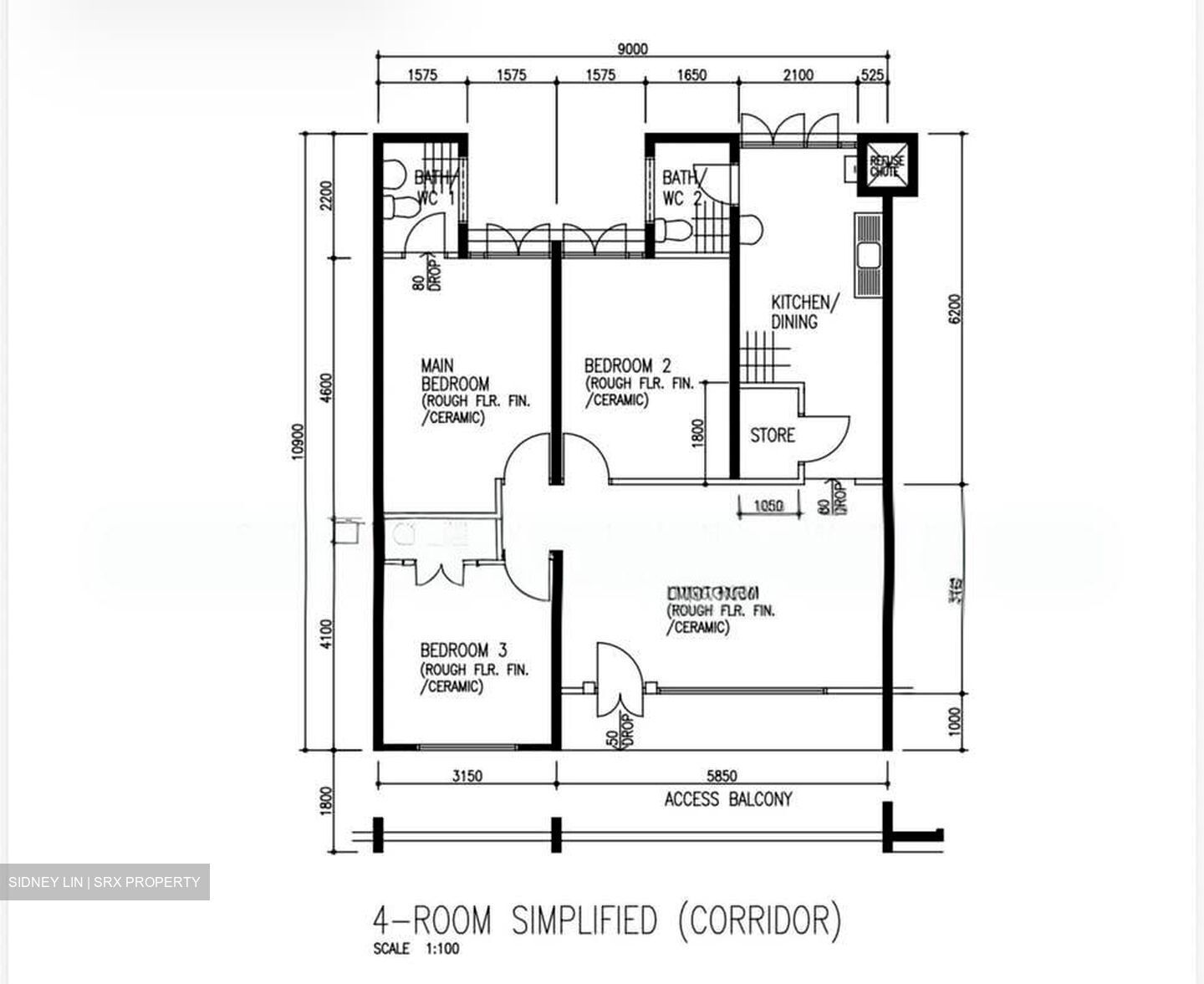 Blk 234 Serangoon Avenue 3 (Serangoon), HDB 4 Rooms #588135021